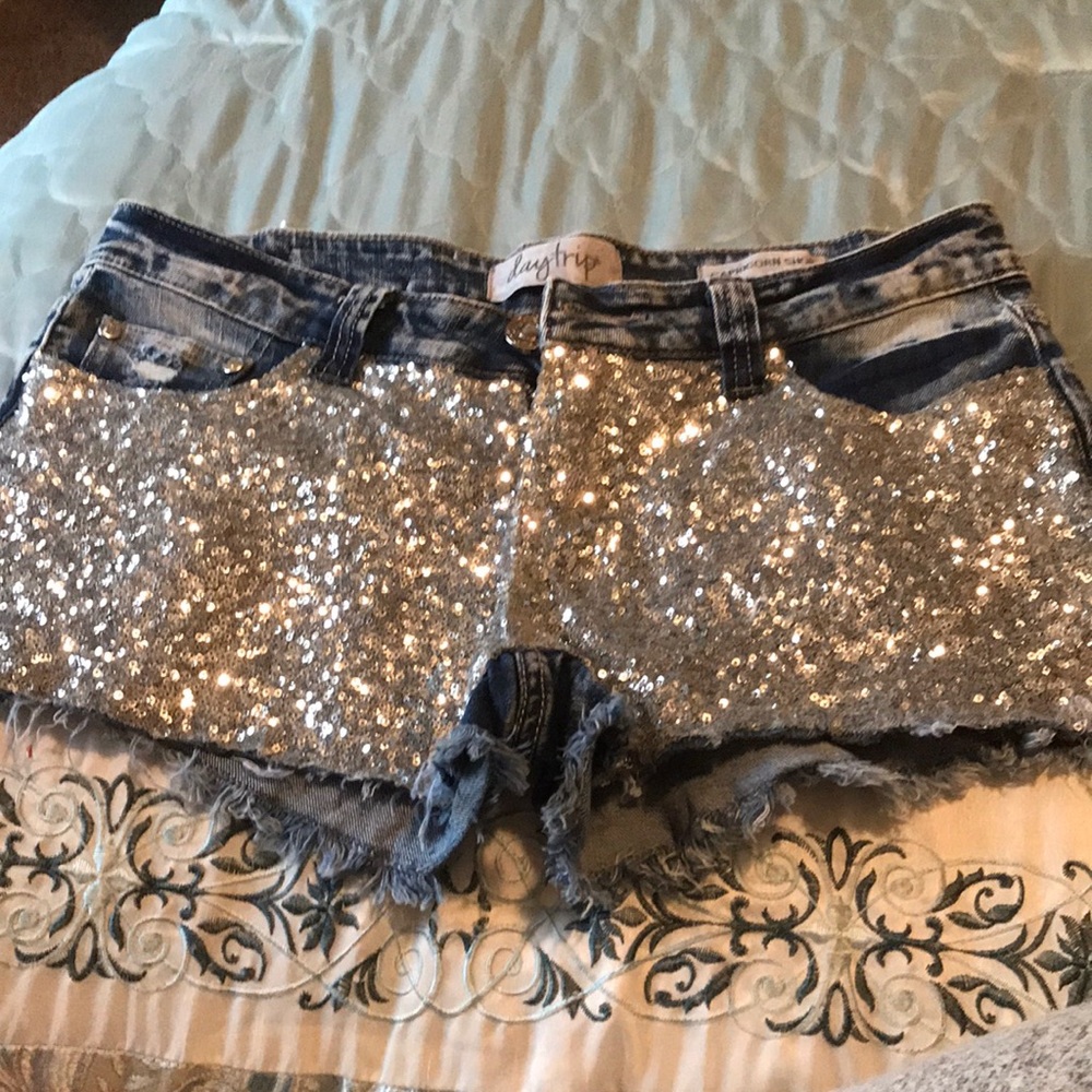 Daytrip sequin shorts